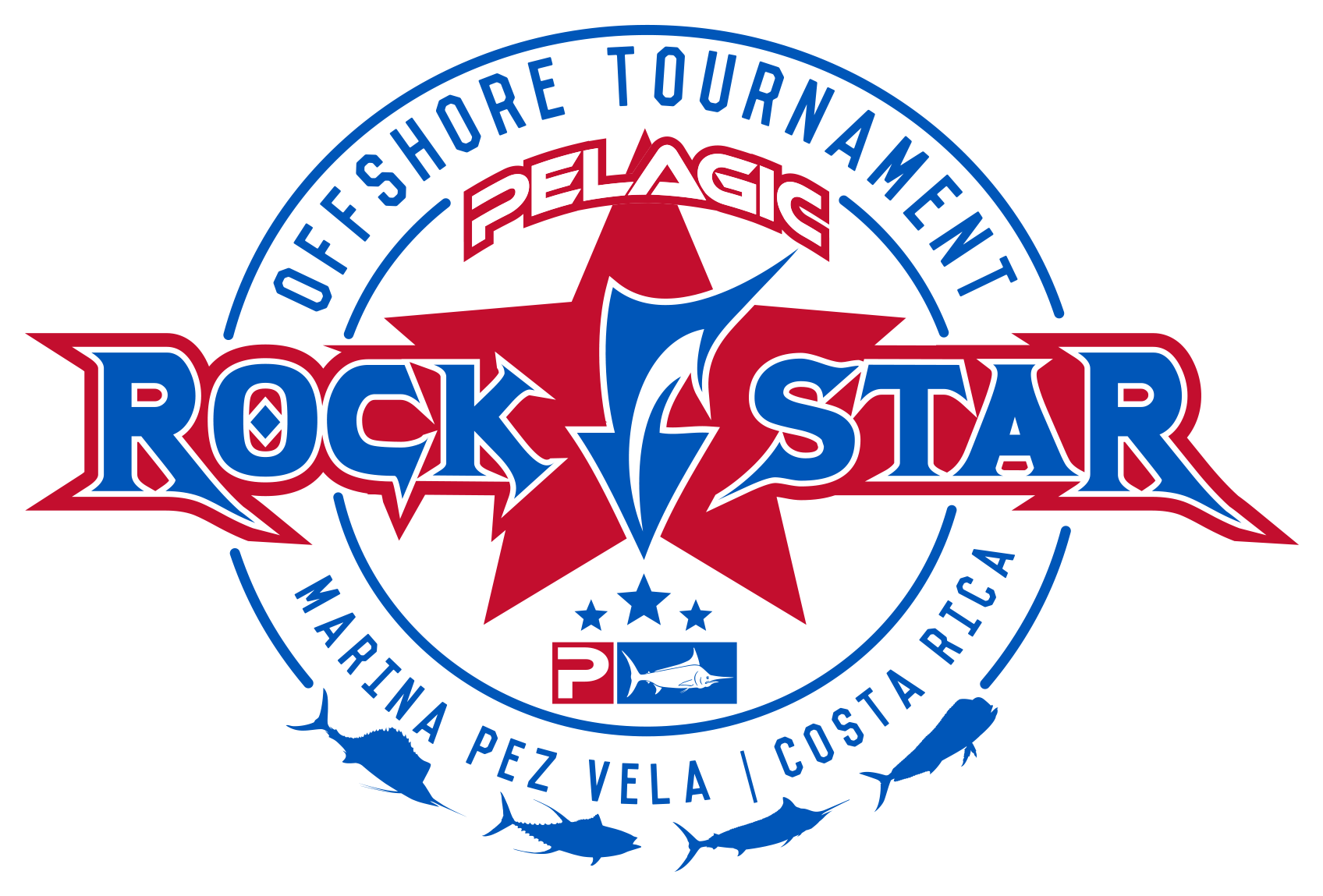 3rd Annual Pelagic Rockstar Offshore Tournament - Emblem (1831x1343), Png Download
