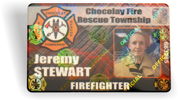Overlay For Firefighter Id Cards - Games (950x569), Png Download
