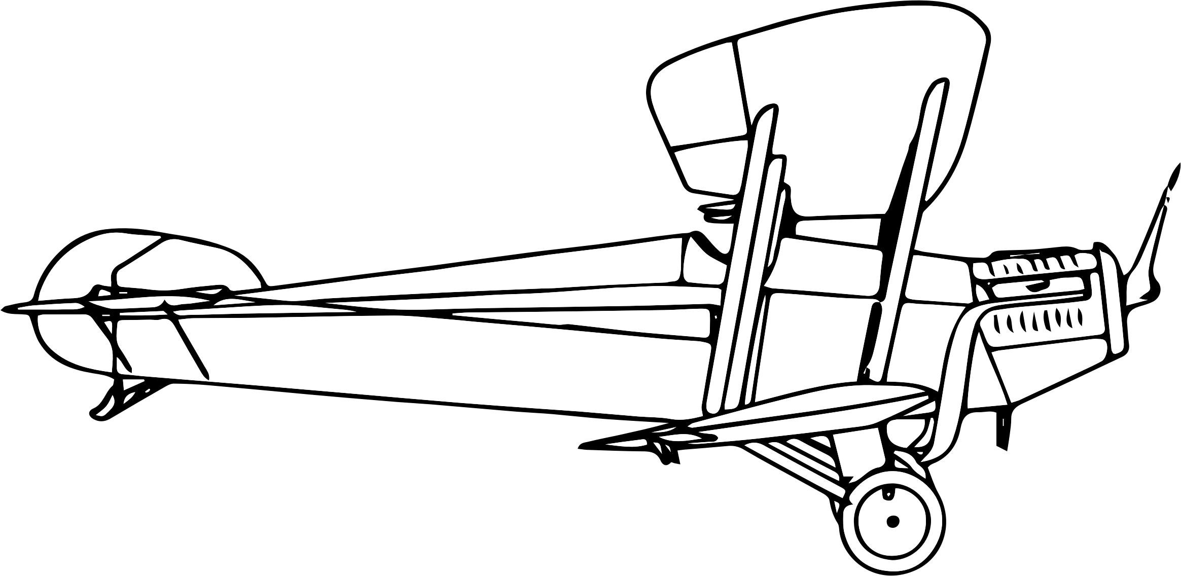 Big Image - Line Art (2329x1136), Png Download