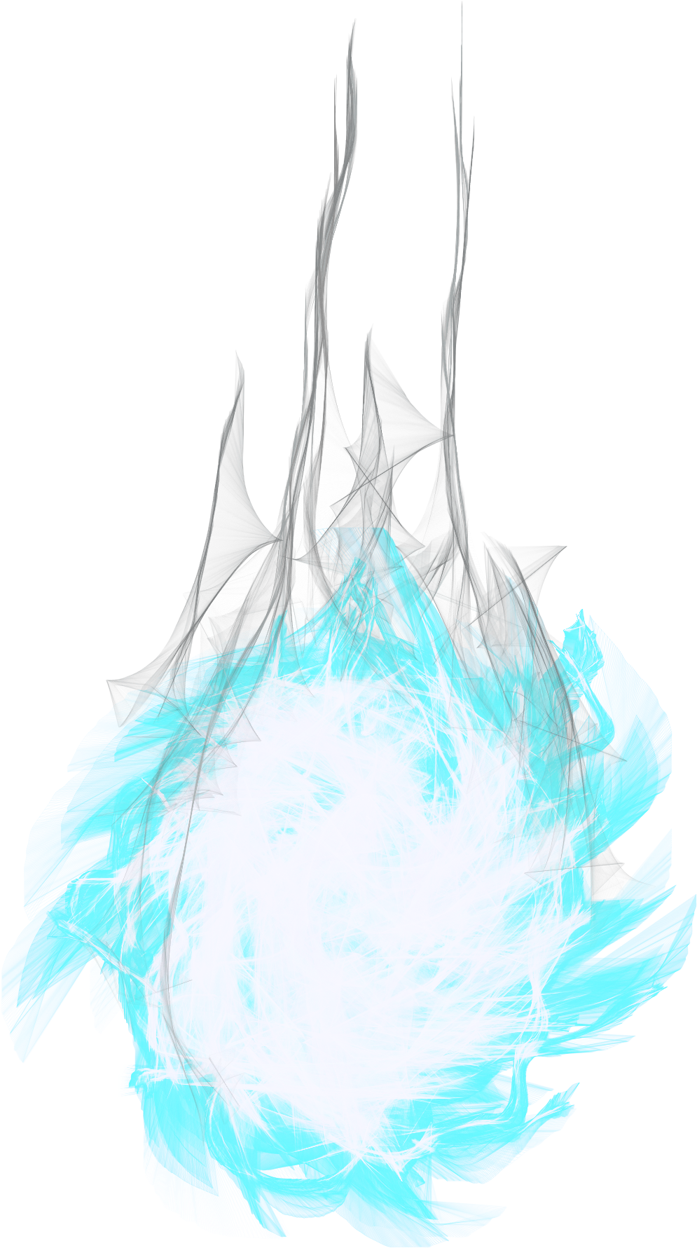 Azul, Bola, Bola De Fuego - Darkness (2000x2000), Png Download