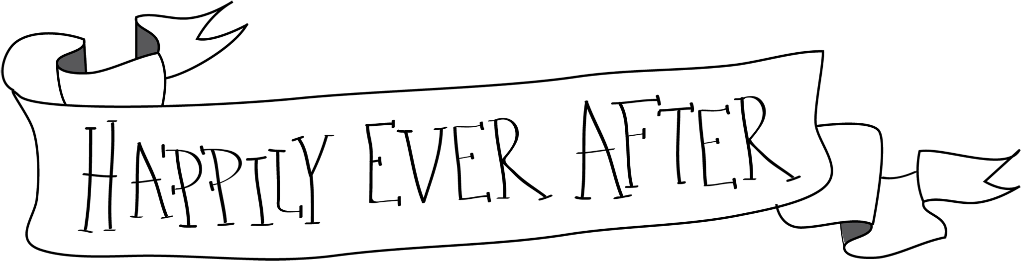 Hand Drawn Wedding Scrapbook-14 - Paper (2124x600), Png Download