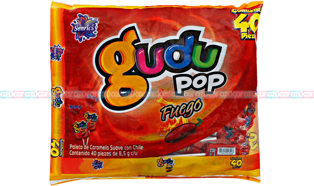 Sonric`s Gudupop Fuego 18/40 Sonrics - Paletas Gudupop (1000x1000), Png Download