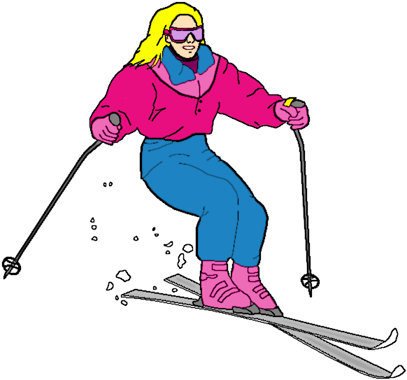 Picture Royalty Free Download Recreation Sports Png - Snow Skiing Clipart Transparent (598x559), Png Download