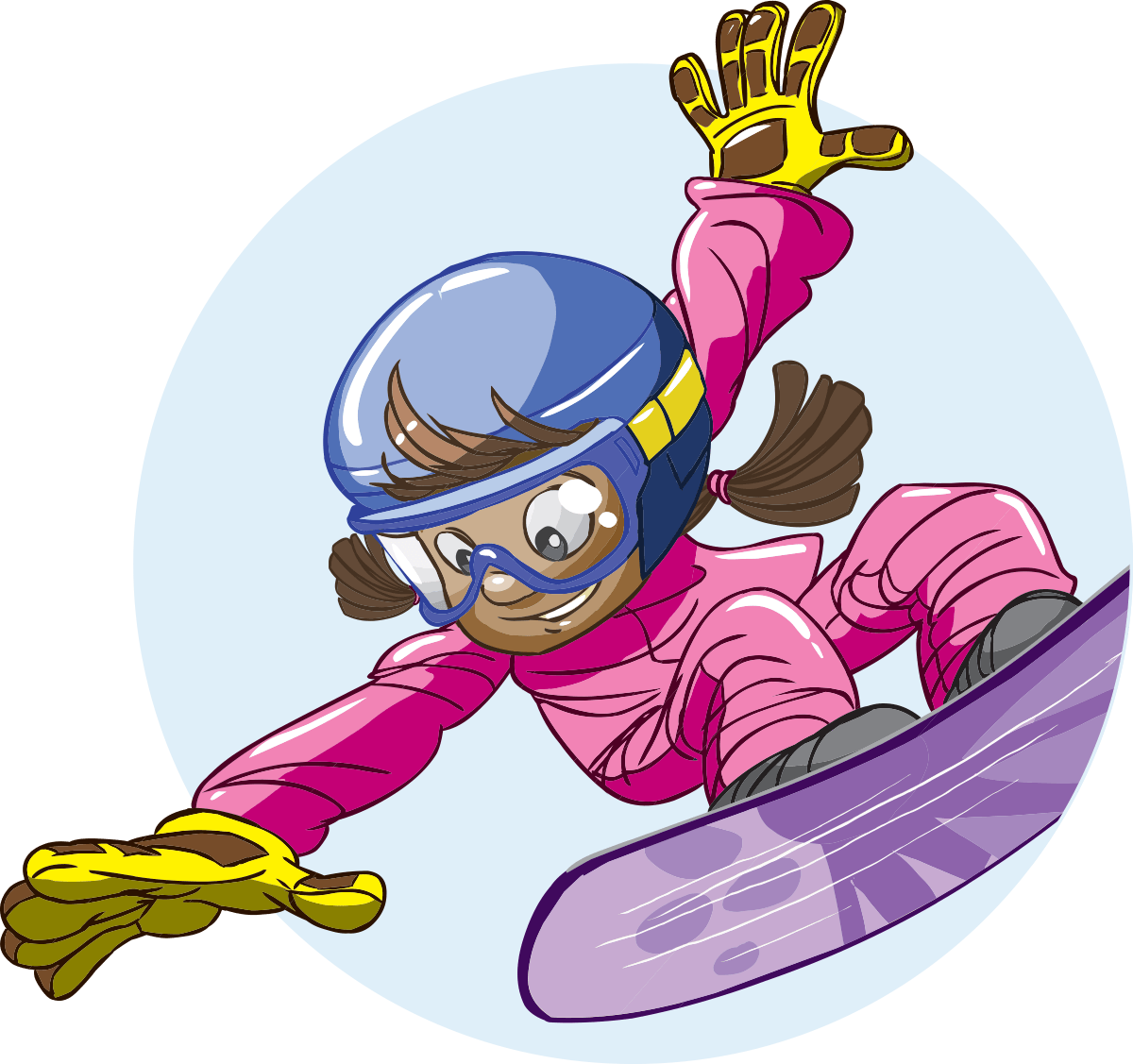Kids Ski Free At More Than - Cartoon Pretty Girl Skiing (1200x1127), Png Download