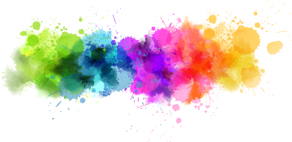 Color Kids - Watercolor Painting (966x469), Png Download