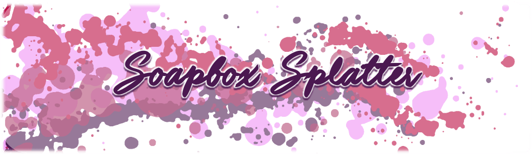 Soapbox Splatter - Graphic Design (1056x306), Png Download