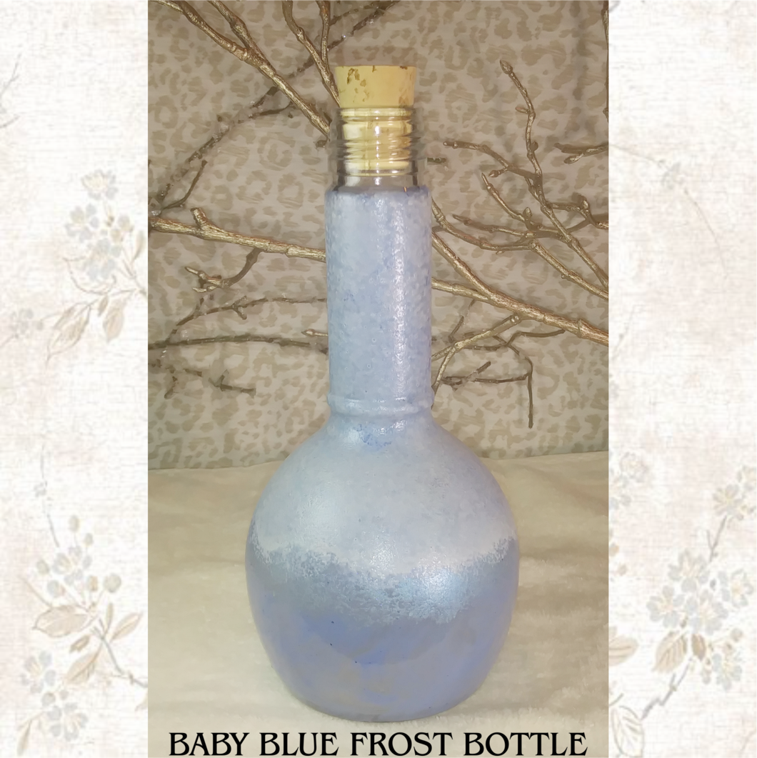 Frost Bottle, Potion Bottle, Hand Painted, - Glass Bottle (1060x1061), Png Download