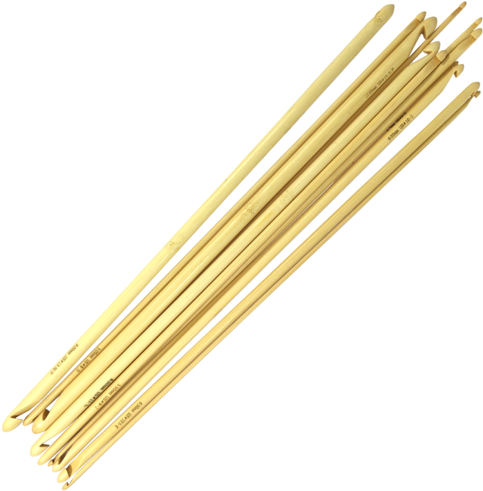 5" Bamboo Croknit Double Ended Crochet Hooks - Paint Brush (756x756), Png Download