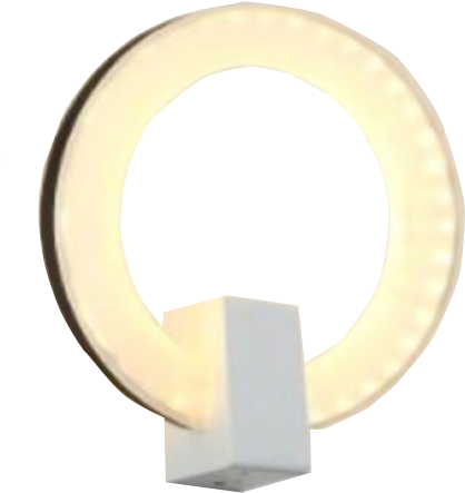 Wall Light Aureola 8w Warm White - Circle (792x612), Png Download