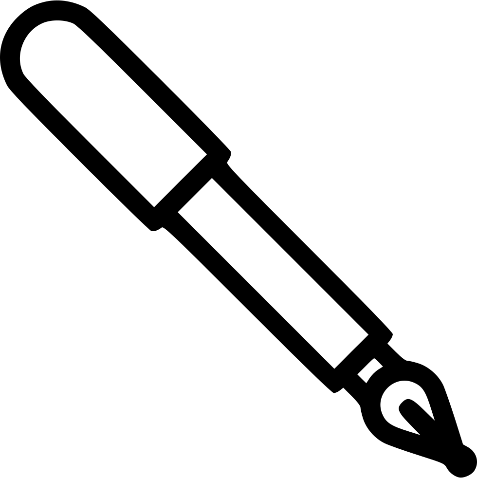 Fountain Pen Comments (980x982), Png Download