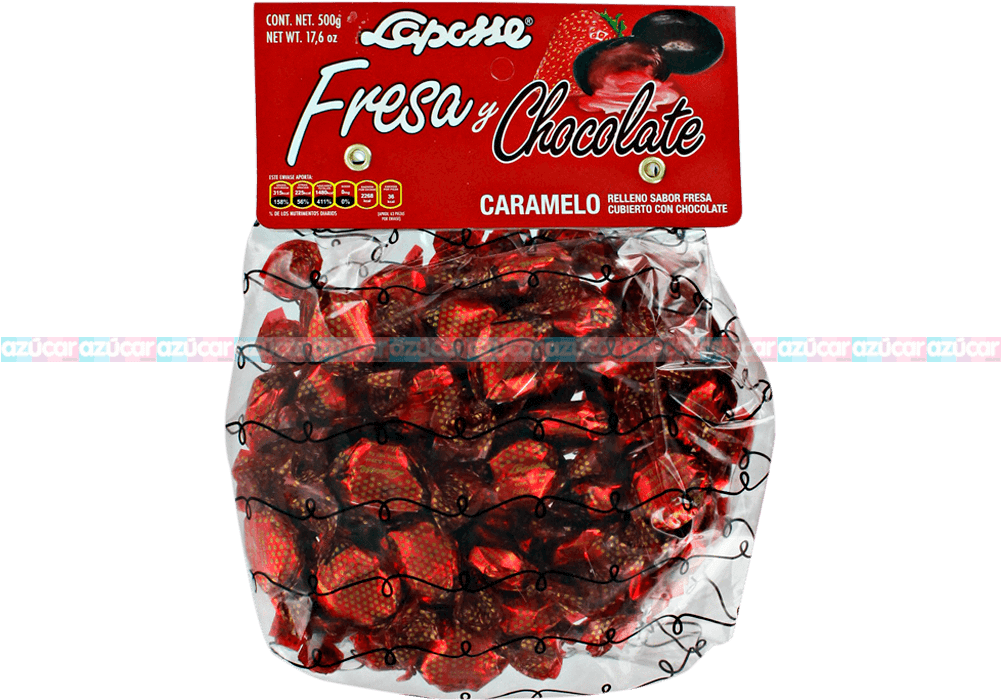 Laposse Caramelo Fresa Y Chocolate12 /500g Laposse - Cranberry (1000x1000), Png Download
