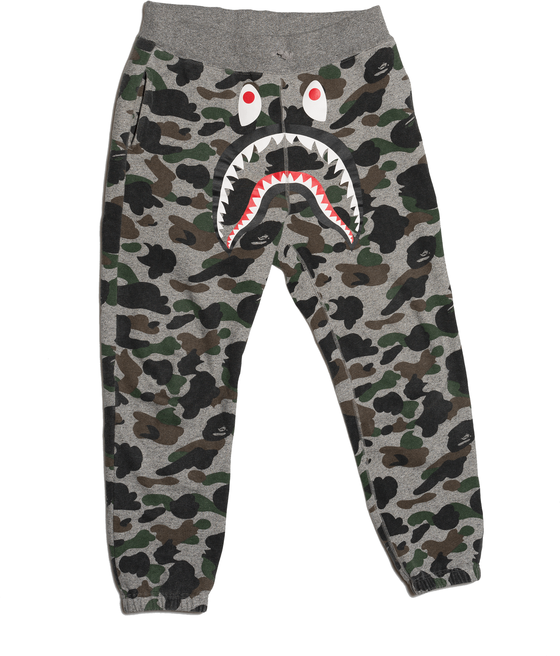 Homebottomsbape Shark Camo Sweatpants - Pajamas (2500x2500), Png Download