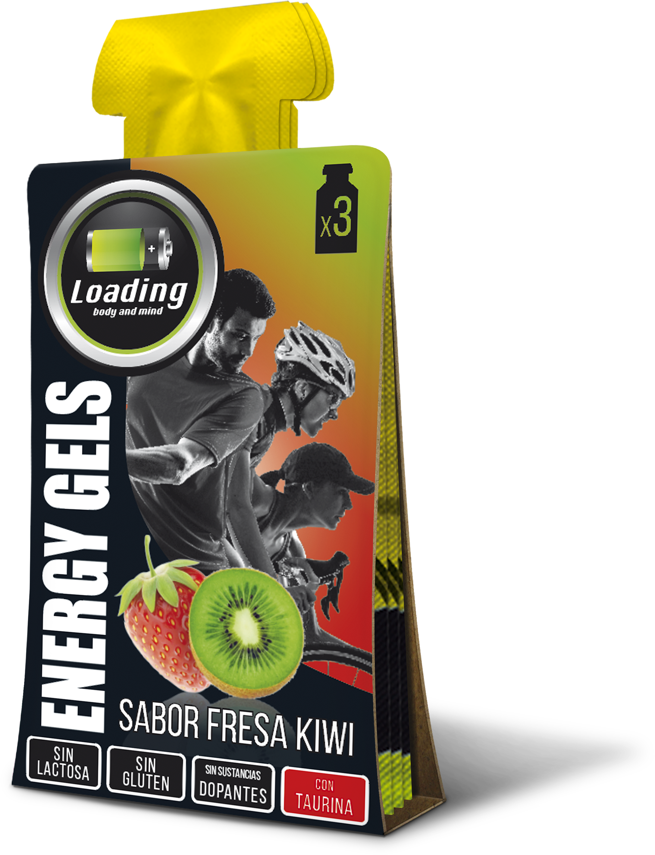 Gel Energético Fresa-kiwi Y Taurina - Watermelon (3988x3508), Png Download