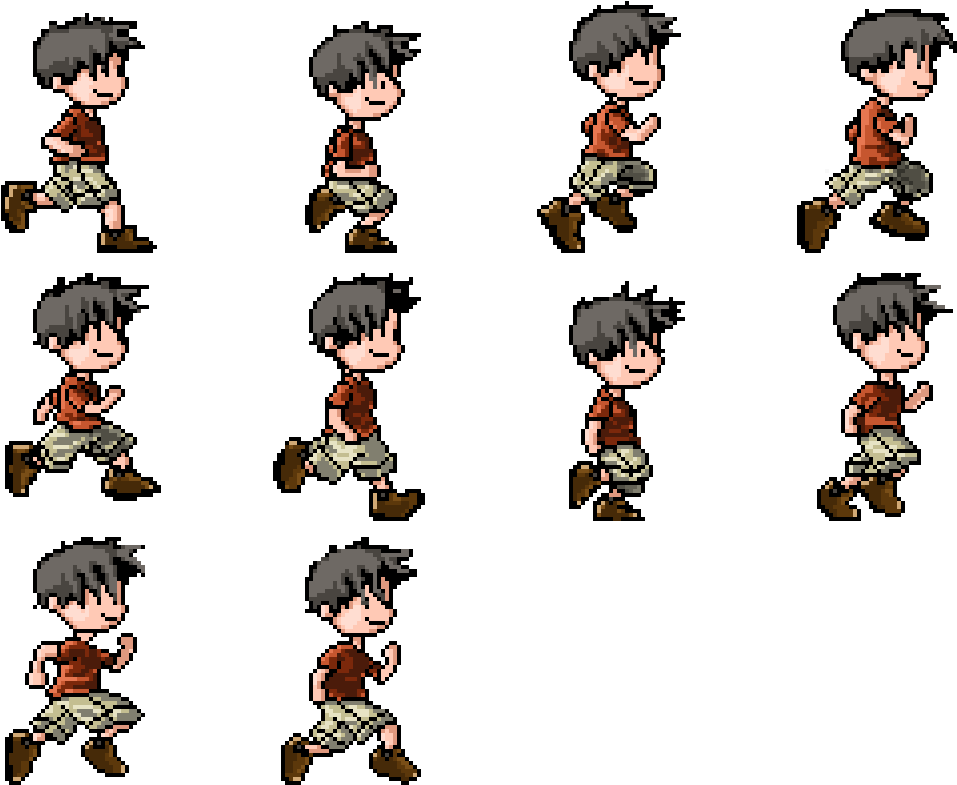 Sprite - Cute Game Character Design (1072x804), Png Download
