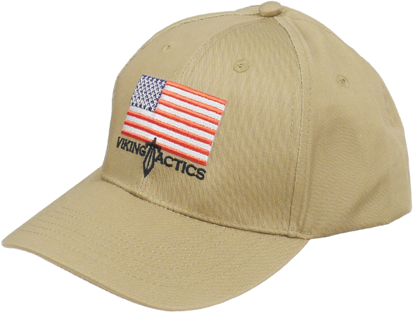 Picture Of Viking Tactics American Flag Adjustable - Baseball Cap (600x600), Png Download