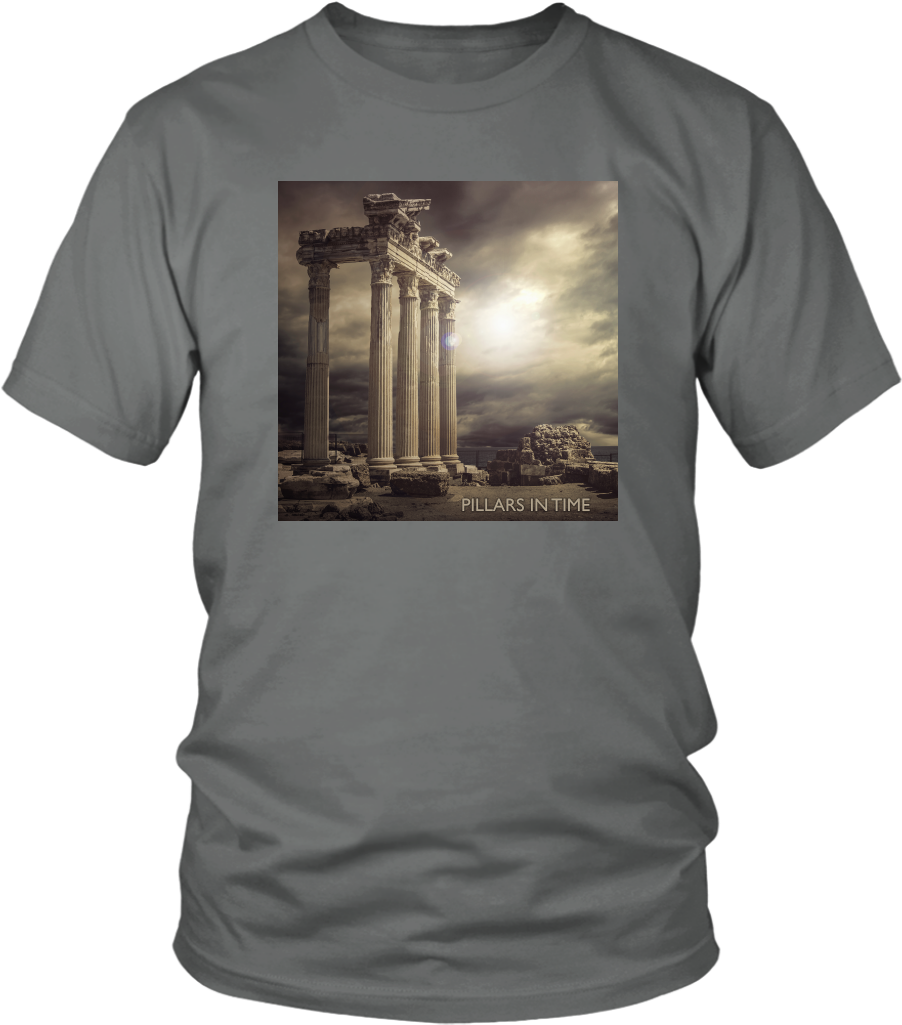 Pillars In Time T-shirt With Album Cover Art - Shirt (1024x1024), Png Download