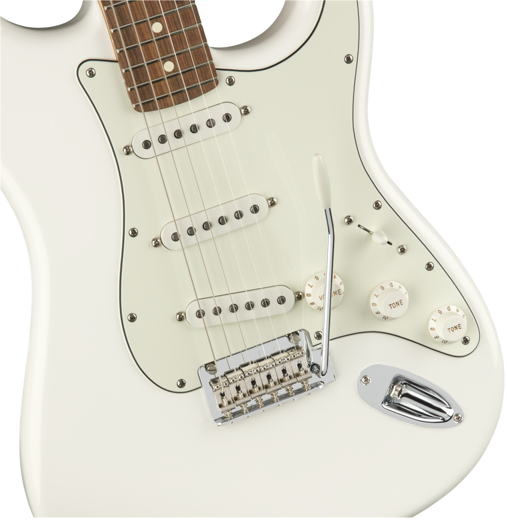 Fender Player Series Stratocaster Polar White Pf - Fender Player Stratocaster Hss Pf (1000x1027), Png Download