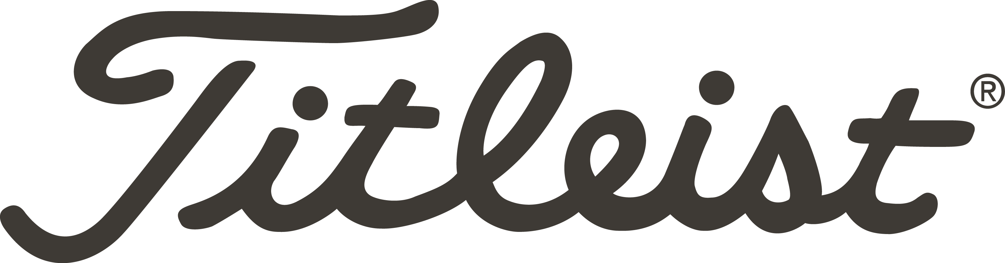 Balls Golf Titleist Logo Clubs Axe Professional Clipart - Titleist Golf (3262x854), Png Download