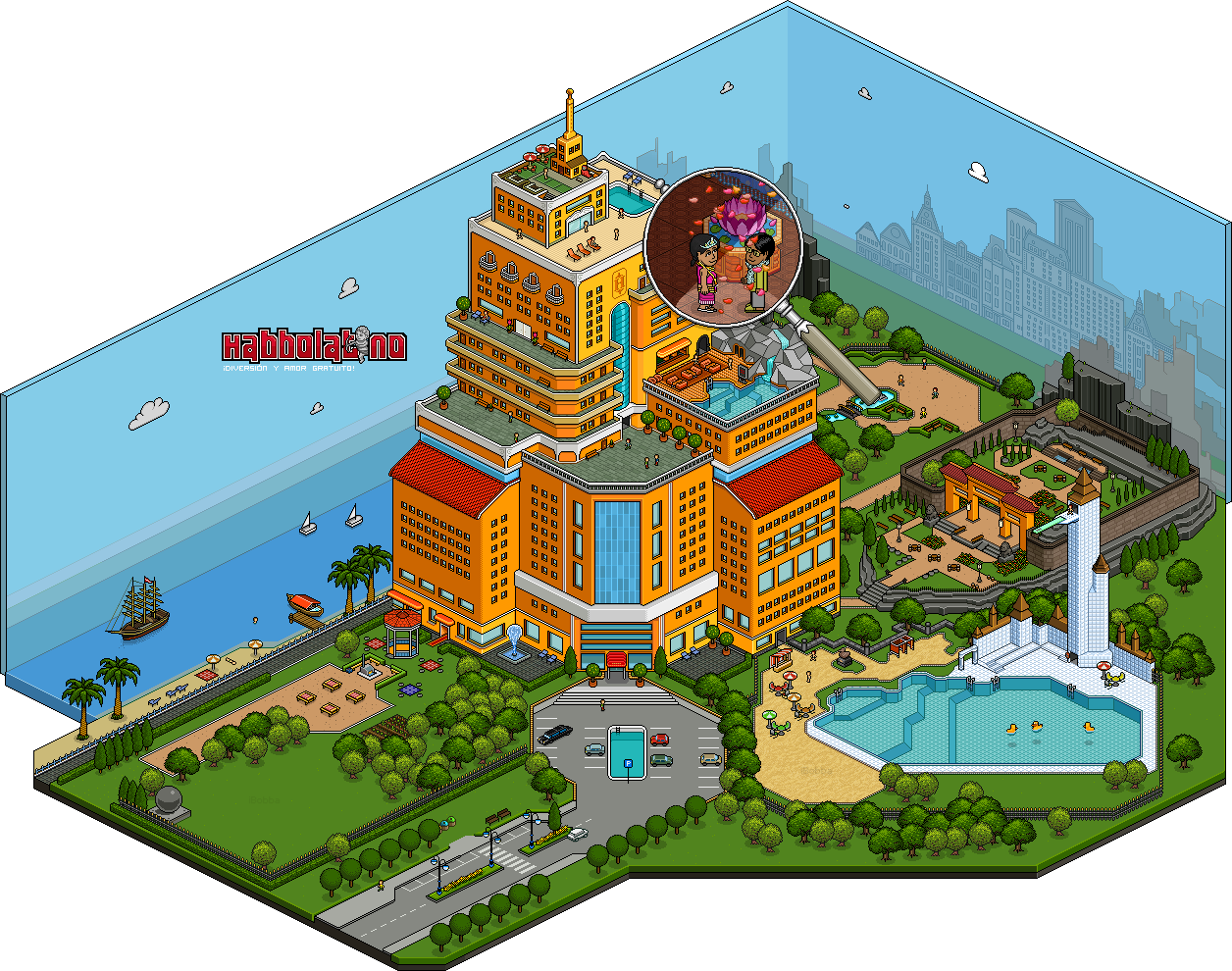 Sanvalentin - Habbo Hotel (1256x990), Png Download
