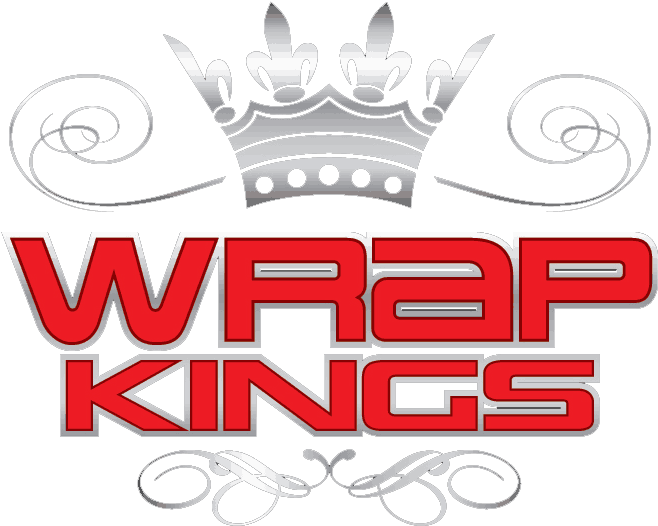 Wrap King Logo - Graphic Design (889x551), Png Download