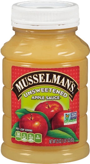 Like With Tofu, Applesauce Or Banana Can Be Used In - Musselman's Chunky Applesauce (750x563), Png Download
