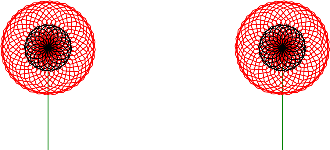 Poppies - Circle (1366x549), Png Download