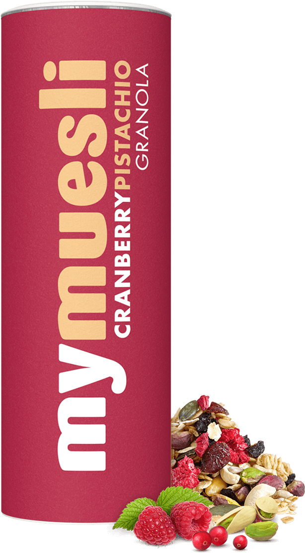 Granola Mit Cranberries Und Pistazien - Mymuesli Weiße Schokolade (750x1138), Png Download