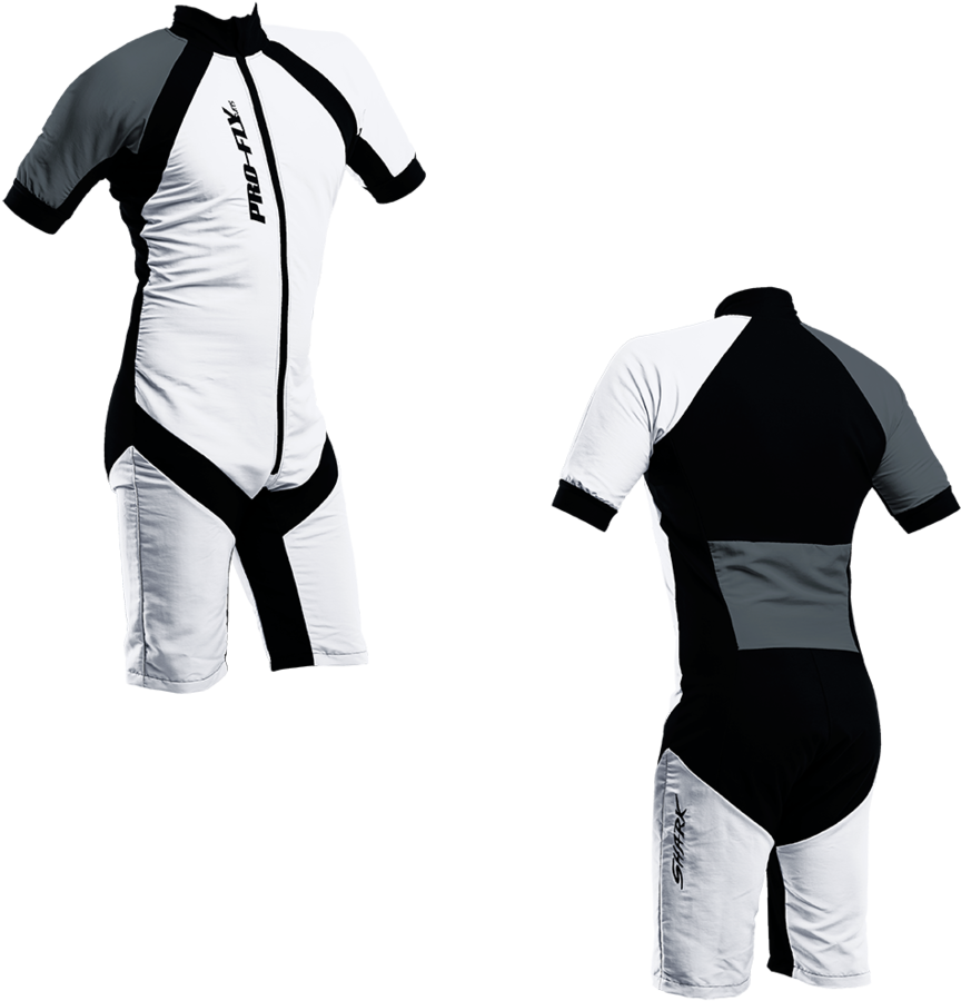 Shark - White-charcoal - Parachuting (1000x1000), Png Download