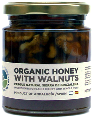 Organic Mil Flores Honey With Walnuts - Chutney (900x930), Png Download
