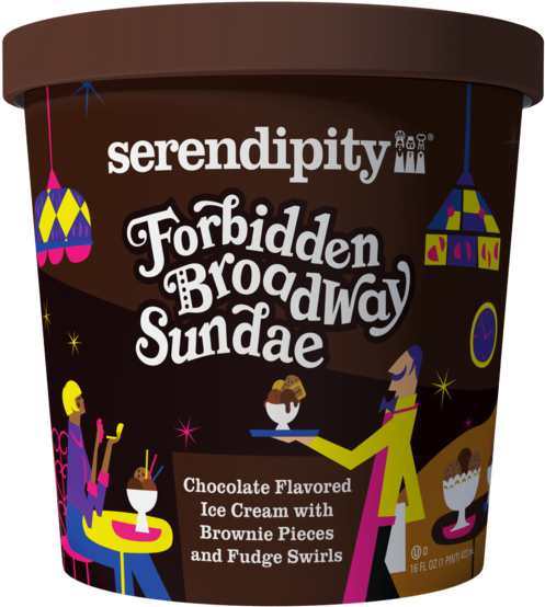 Forbidden Broadway Sundae - Chocolate (1000x669), Png Download