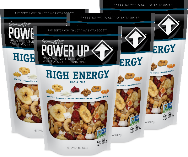 14oz High Energy Mix 4 Pack - Gourmet Nut (601x601), Png Download