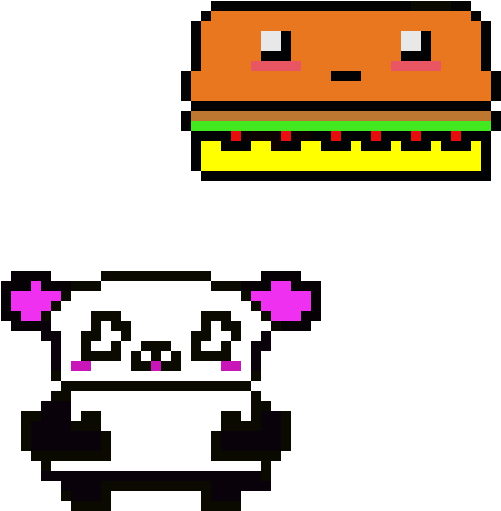 Hamburguesa Panda Paulian Lopez P (840x640), Png Download