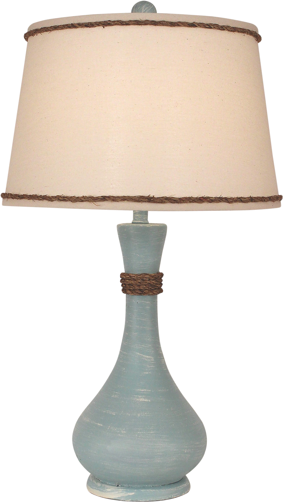 Weathered Atlantic Grey Smooth Genie Bottle Table Lamp - Lampshade (1500x2100), Png Download