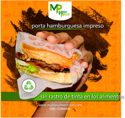 Bolsillo Porta Hamburguesa - Fashionistots (800x487), Png Download