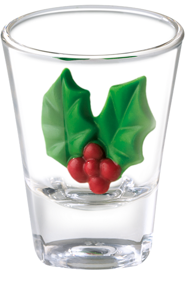 Holly Leaf Chocolate - Pint Glass (886x669), Png Download