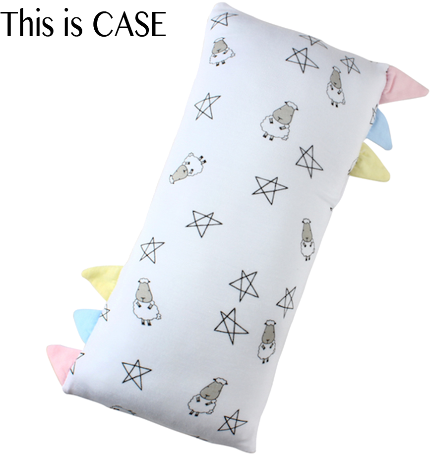 Bed-time Buddy Case White Small Star & Sheepz With - Elephant (1000x1000), Png Download