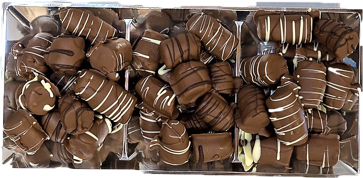 Banana Bites Platter - Chocolate (738x491), Png Download