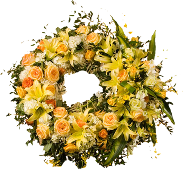 Circle Of Life Wreath - Bouquet (600x600), Png Download