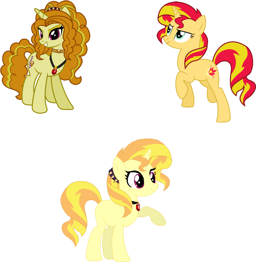 Sunrise Clipart Radiance - Mlp Adagio Dazzle Pony (911x921), Png Download