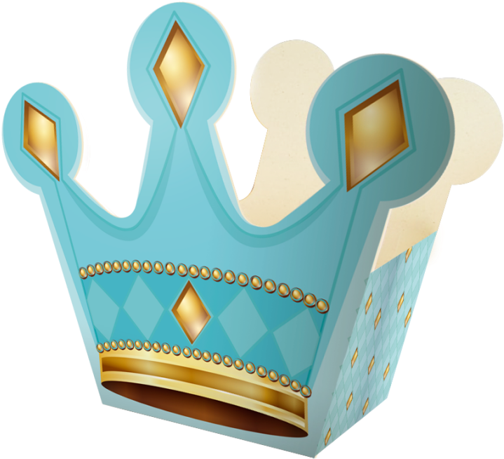 Ancheta Mediana Princesa Anch Co 04 06 Corona Azul - Illustration (800x800), Png Download