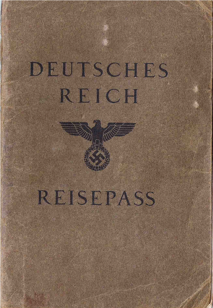 J Stamped German Passport - Jaguar (1517x1060), Png Download