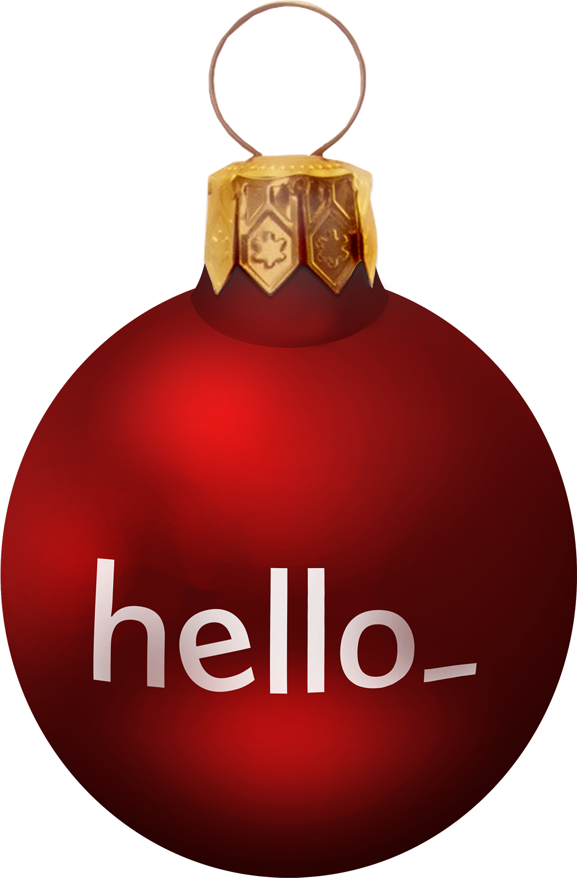 Recomendado Rojo Mate - Christmas Ornament (2000x2000), Png Download