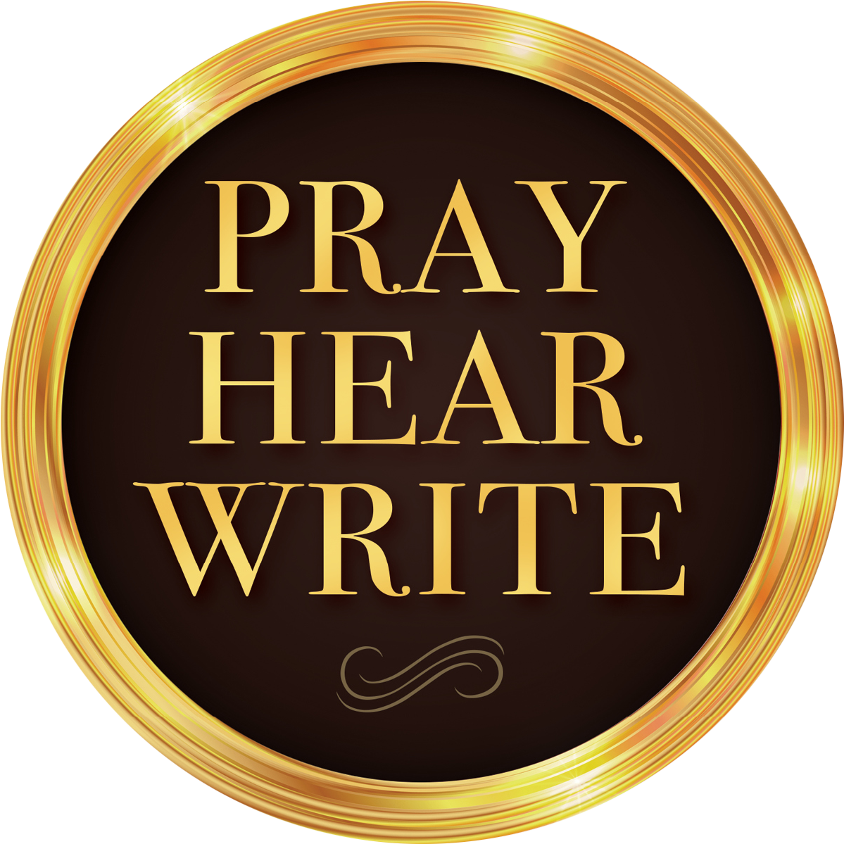 Pray Hear Write (1238x1238), Png Download