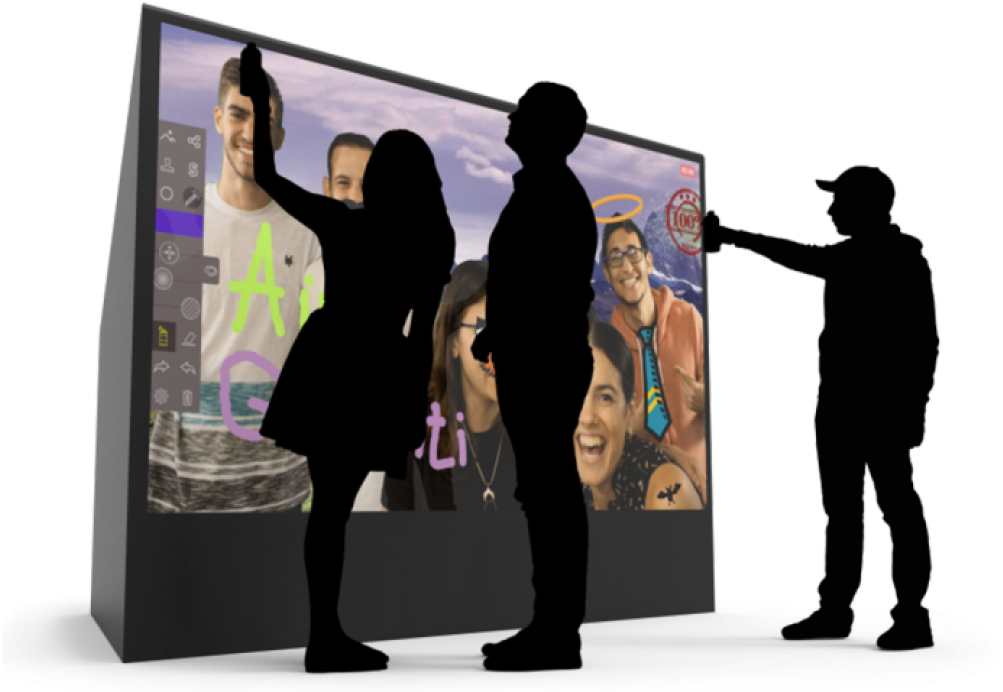 Digital Graffiti Wall - Air Graffiti Wall (2000x800), Png Download