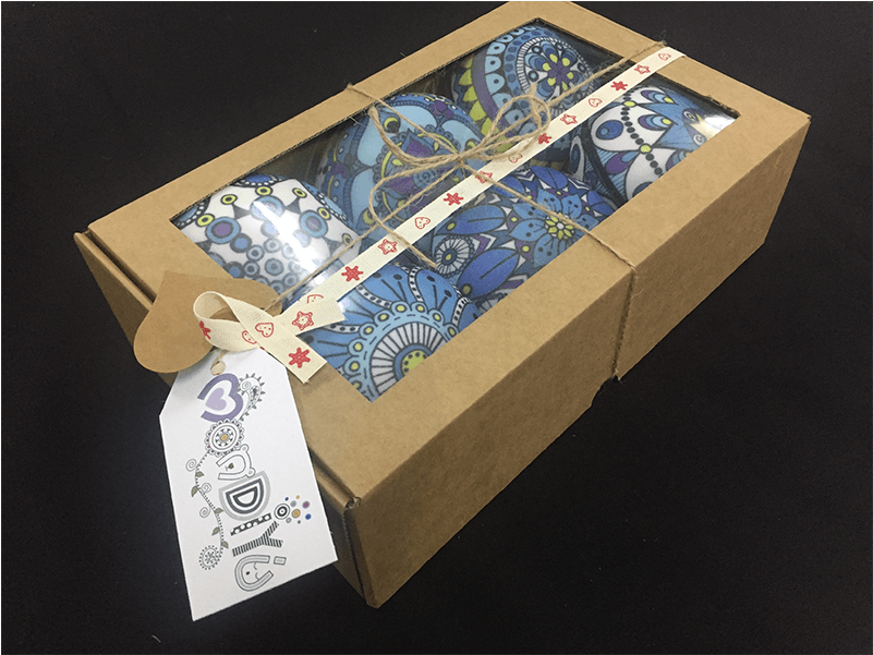 Bolas De Navidad - Box (800x800), Png Download