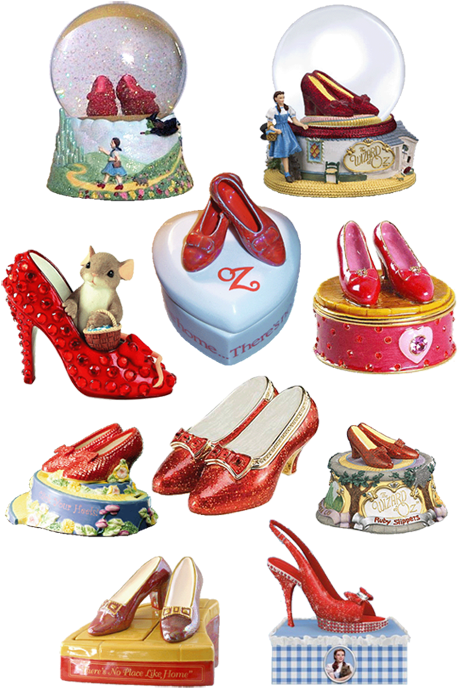 Due To Market Over Saturation Ruby Slipper Collectible - Sandal (468x703), Png Download