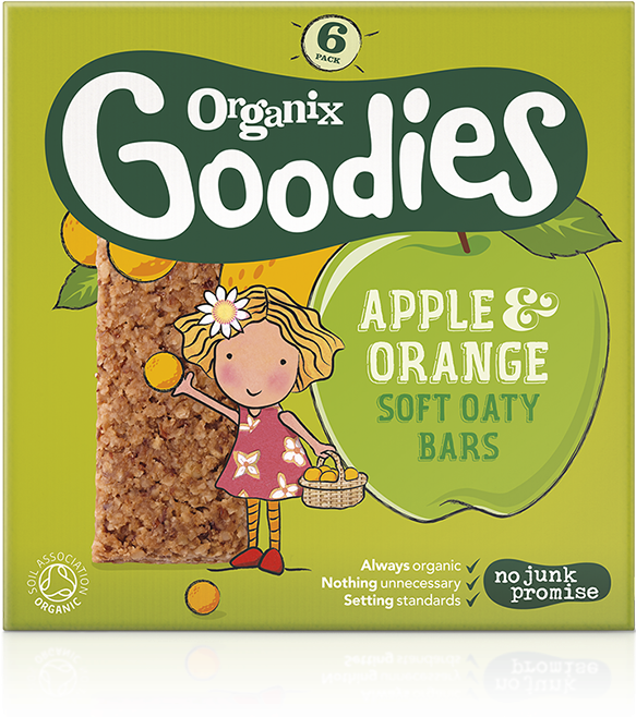 Apple & Orange Soft Oaty Bars - Broccoli (900x660), Png Download
