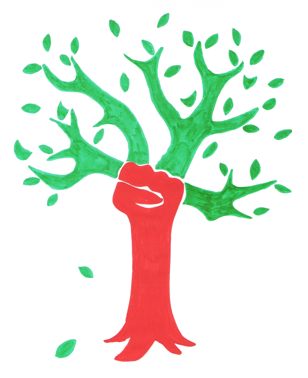 Sketch Arvore - Ecossocialismo (1280x1280), Png Download