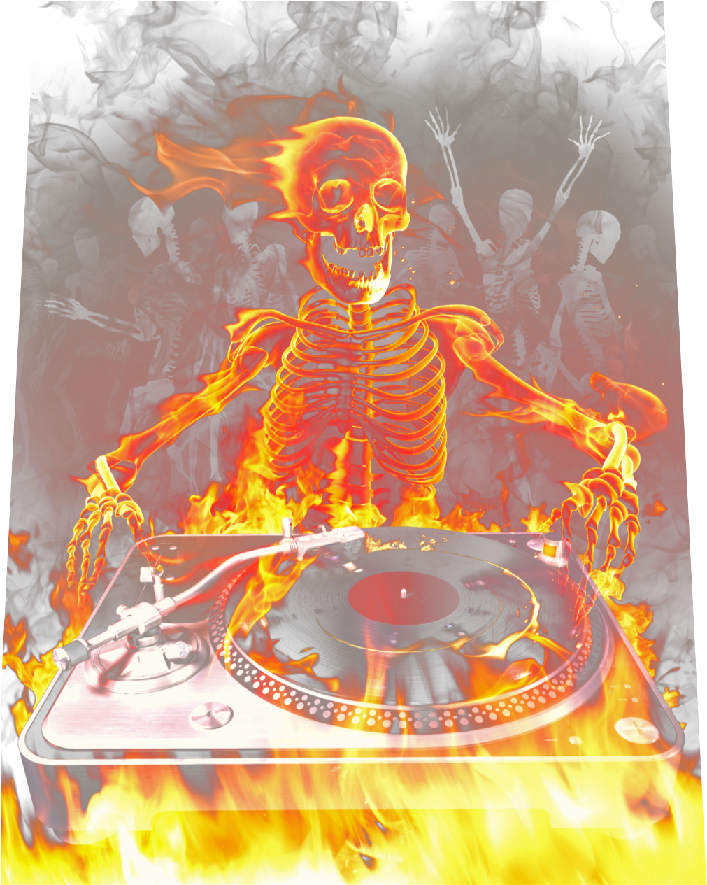 Report Abuse - Fire Dj (1024x1264), Png Download