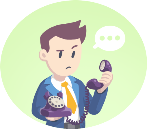 How To Choose The Right Business Phone System - Cartoon (1000x500), Png Download
